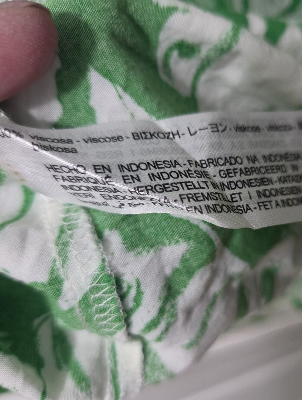Zara Green White Tropical Floral Maxi Dress EUR L USA L Resort Vacation Chic - Picture 3 of 6